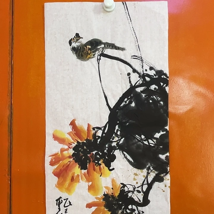 国画张圣敏先生纯手绘作品