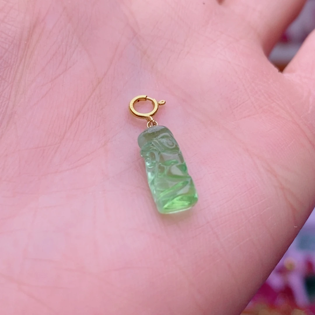 颈饰未镶嵌碧玺龙柱小提溜yy