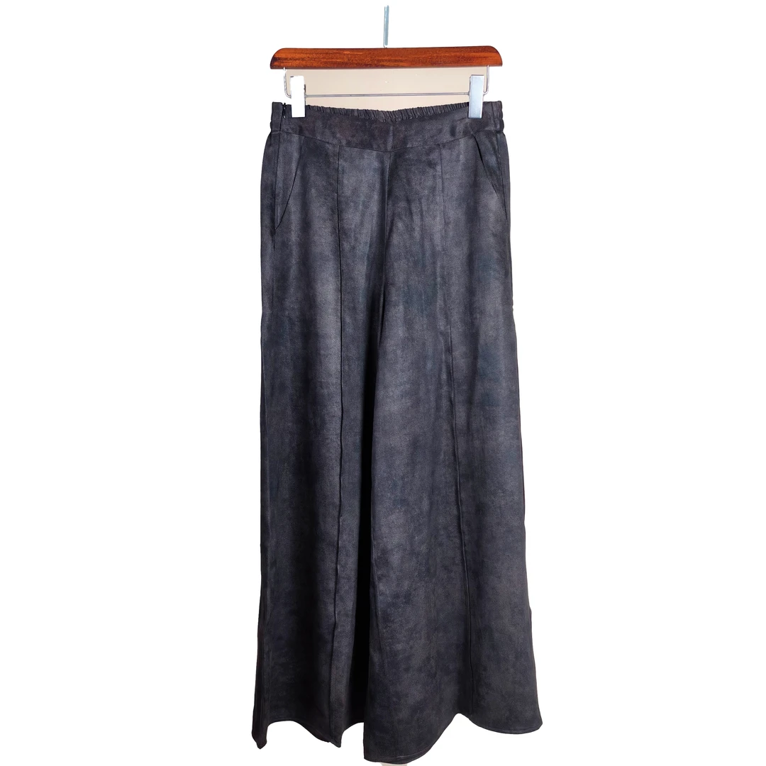 【衣恋非遗】鎏金重缎香云纱裙裤｜100%桑蚕丝休闲宽松显瘦百搭长裤