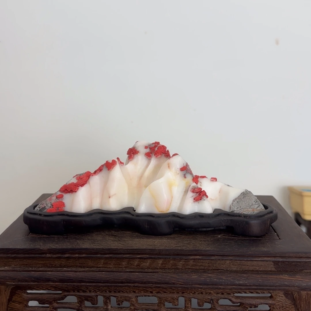 灵璧奇石白灵玉石