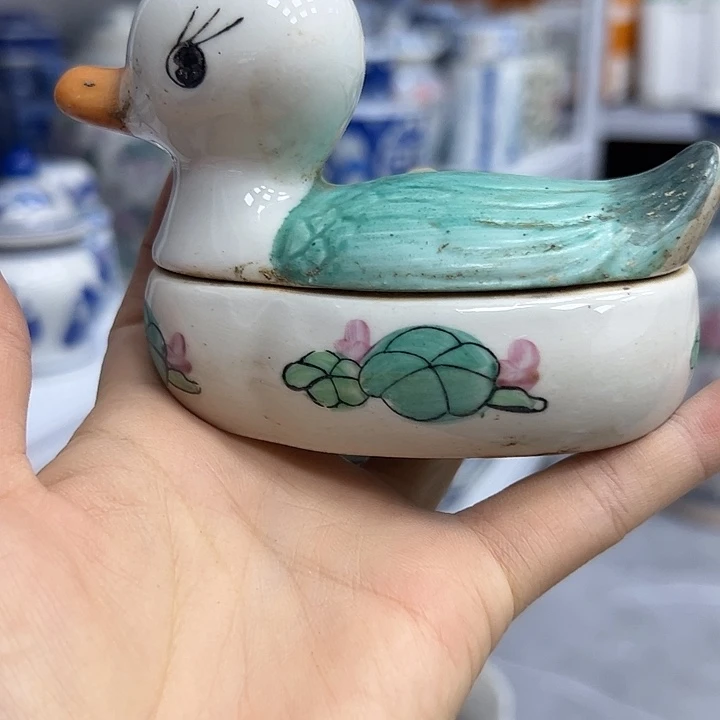 粉彩手绘鸭子5542385555888