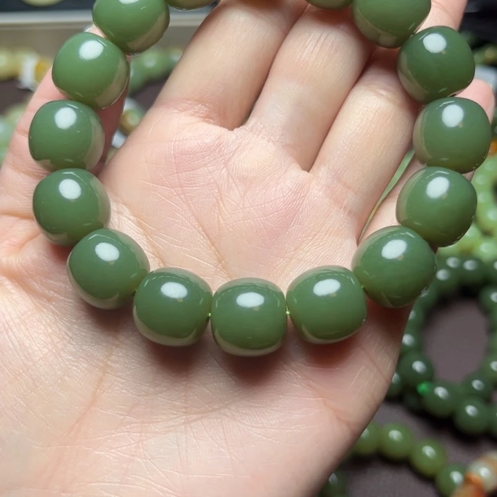 透闪石质玉珠宝奇石未镶嵌用****7