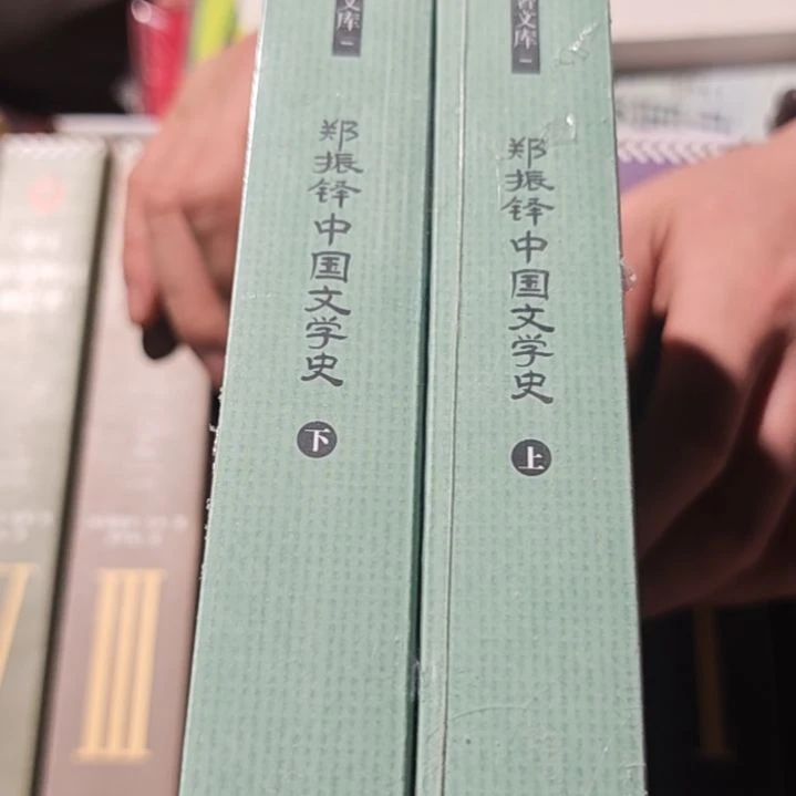 郑振铎中国文学史两本一套
