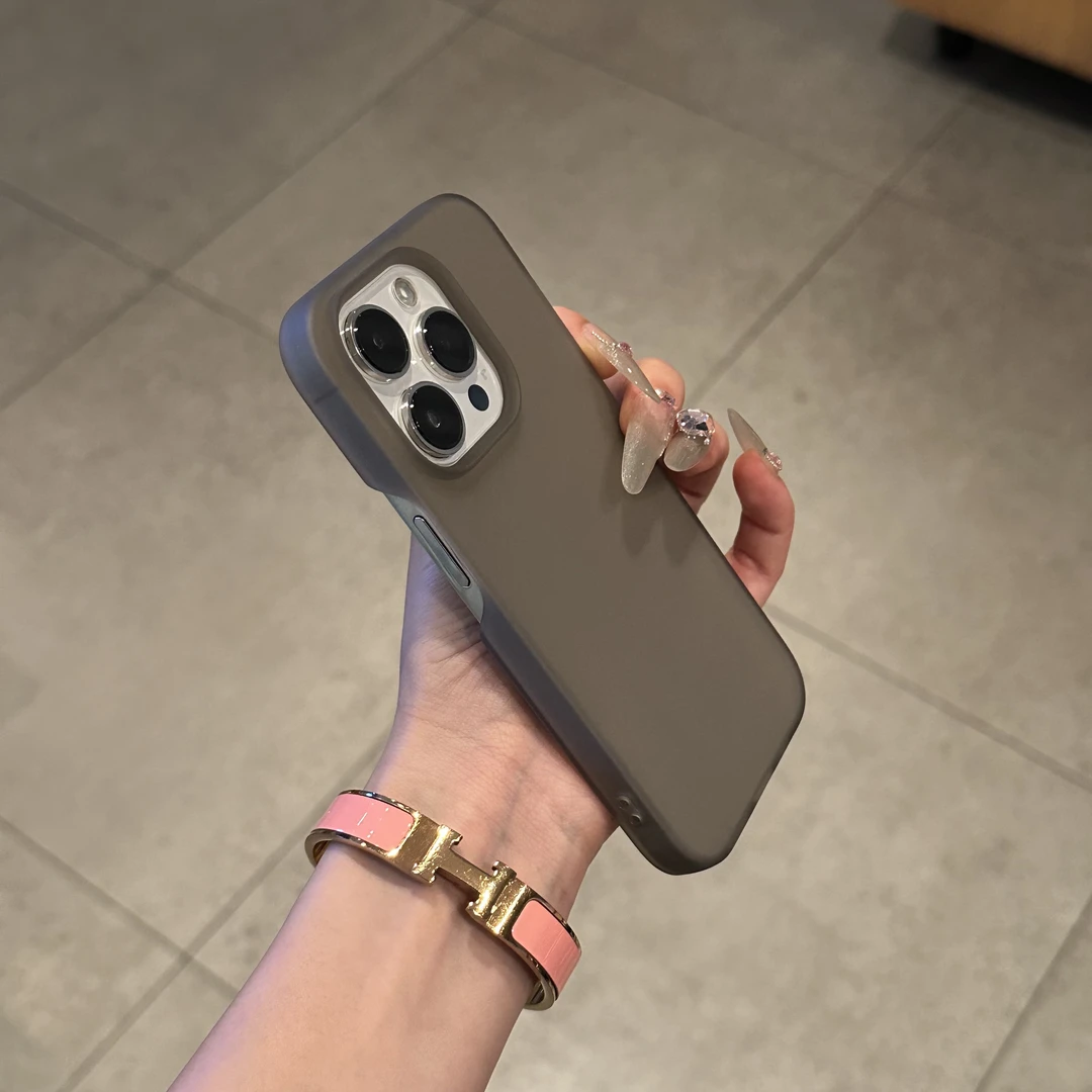 BANCA透黑磨砂半包软壳适用iPhone15/16promax手机壳苹果14/13