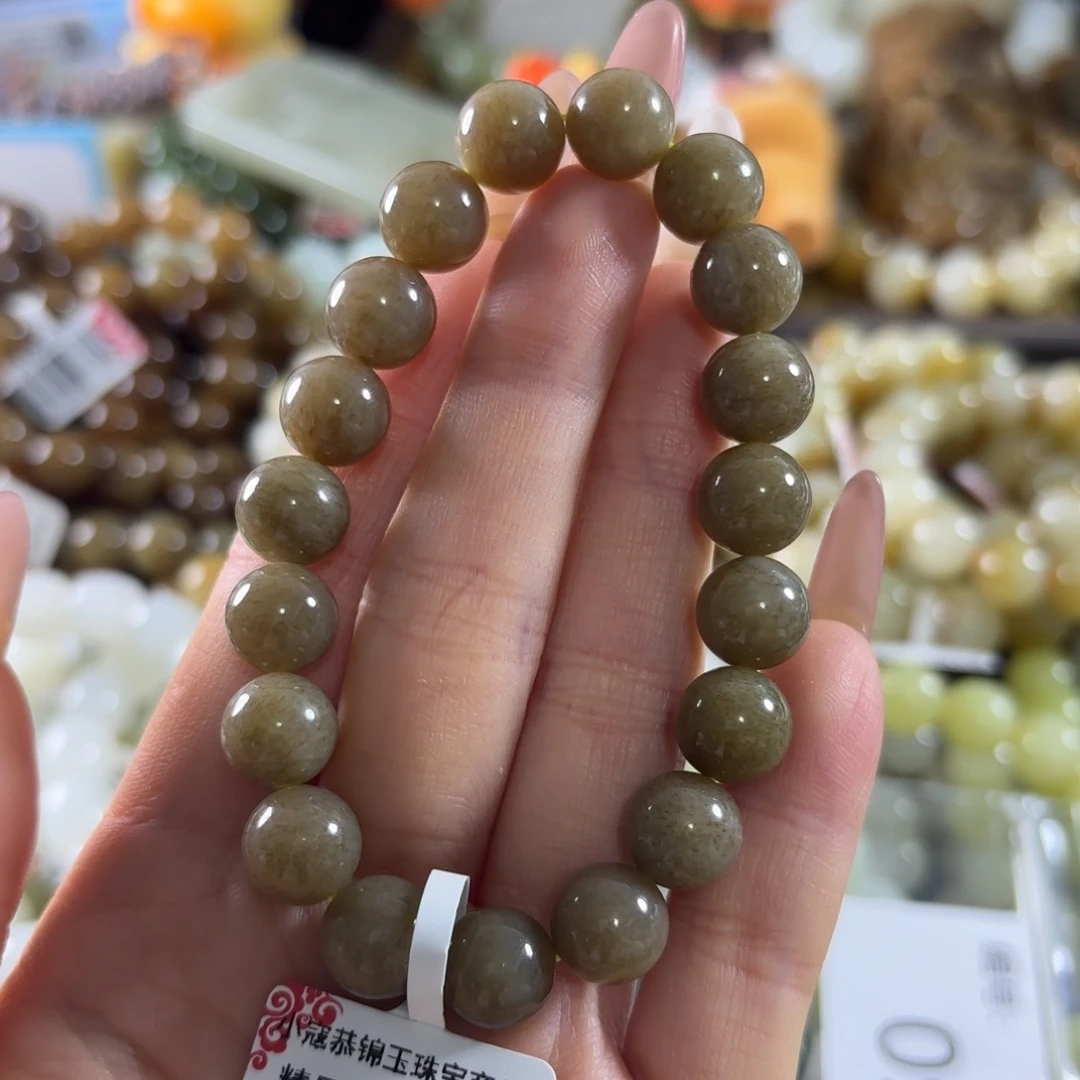 和田玉未镶嵌手链95