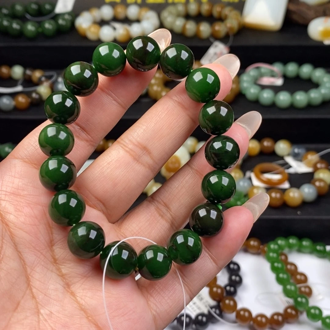 和田玉手串未镶嵌