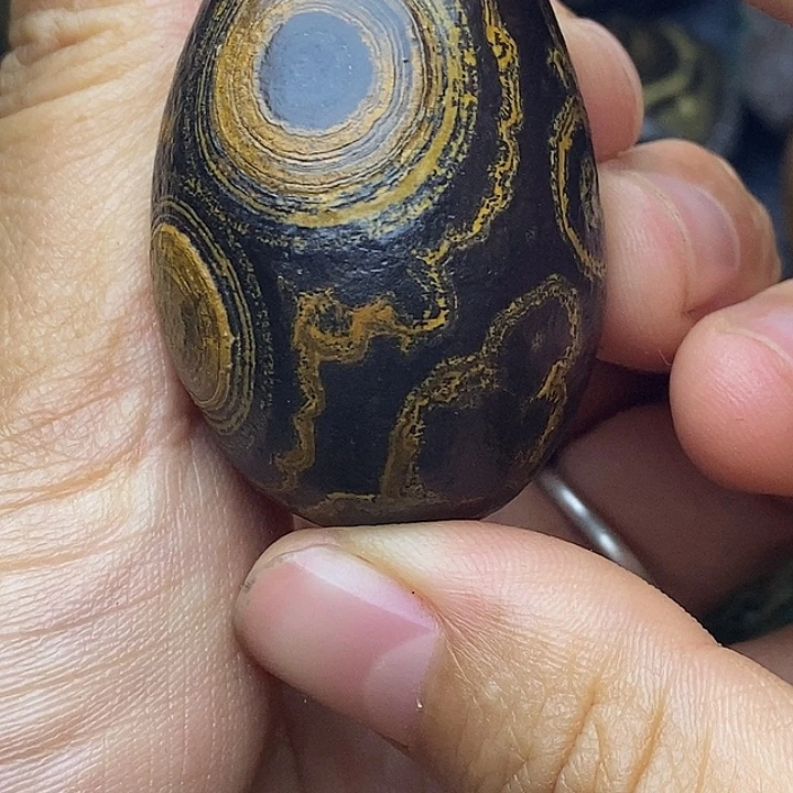 长***客虎皮纹手把件单颗