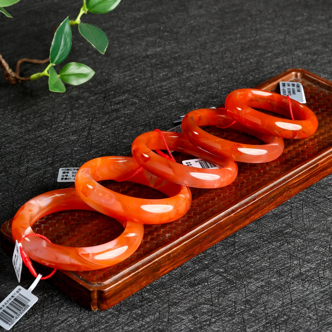 【矿姐珠宝】A201409306888HS南红手镯多样性发一