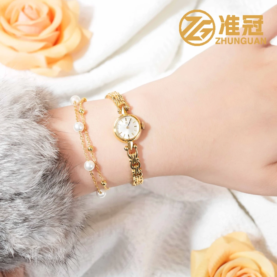 95新 Omega/欧米茄 16mm手动机械表YK5140万花筒系列瑞士名表