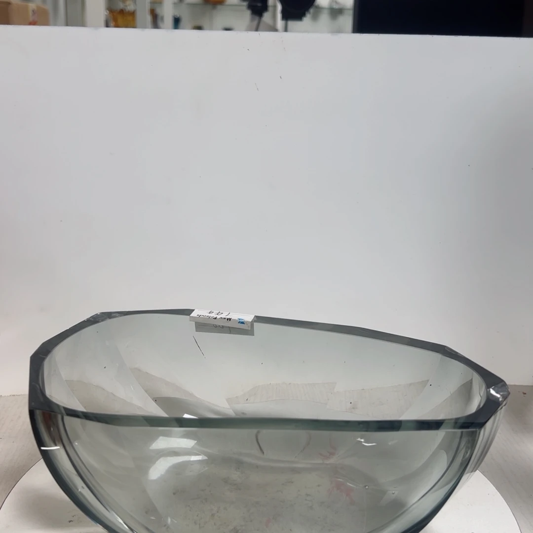 26 长轻奢琉璃花器福利正常手工痕迹