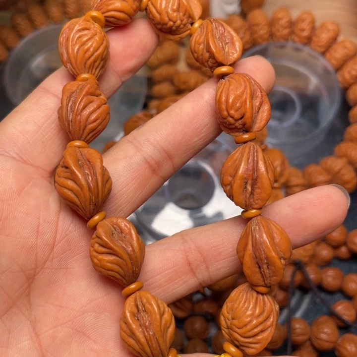 桃核手串龙纹桃核13