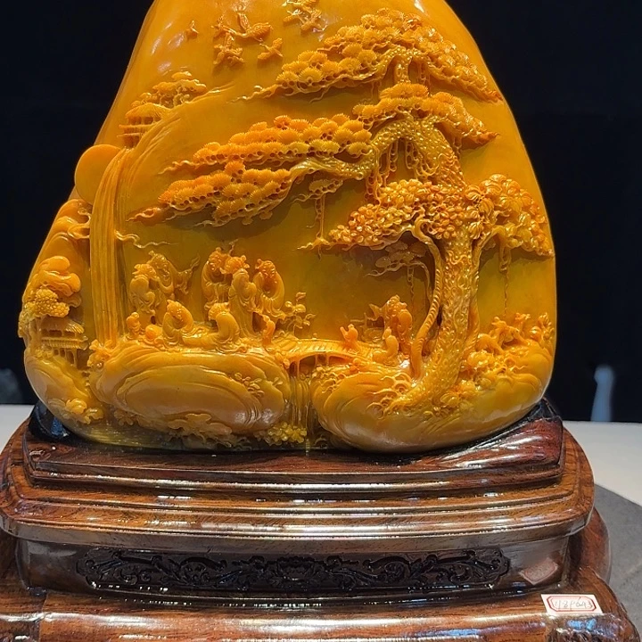 龙***6寿山石轻轻一点，直接输入上屏