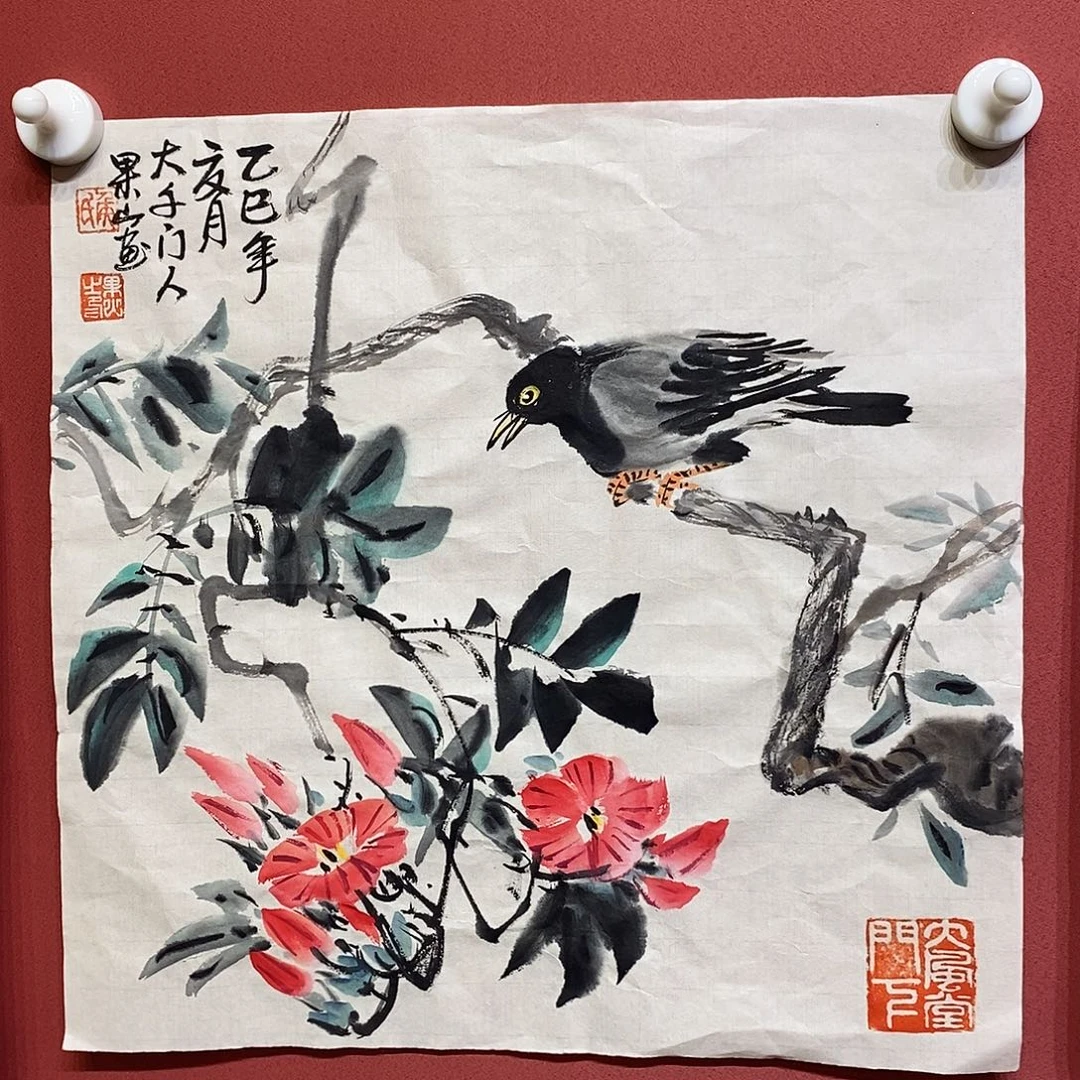 国画大风堂嫡传-侯果山老师作品路