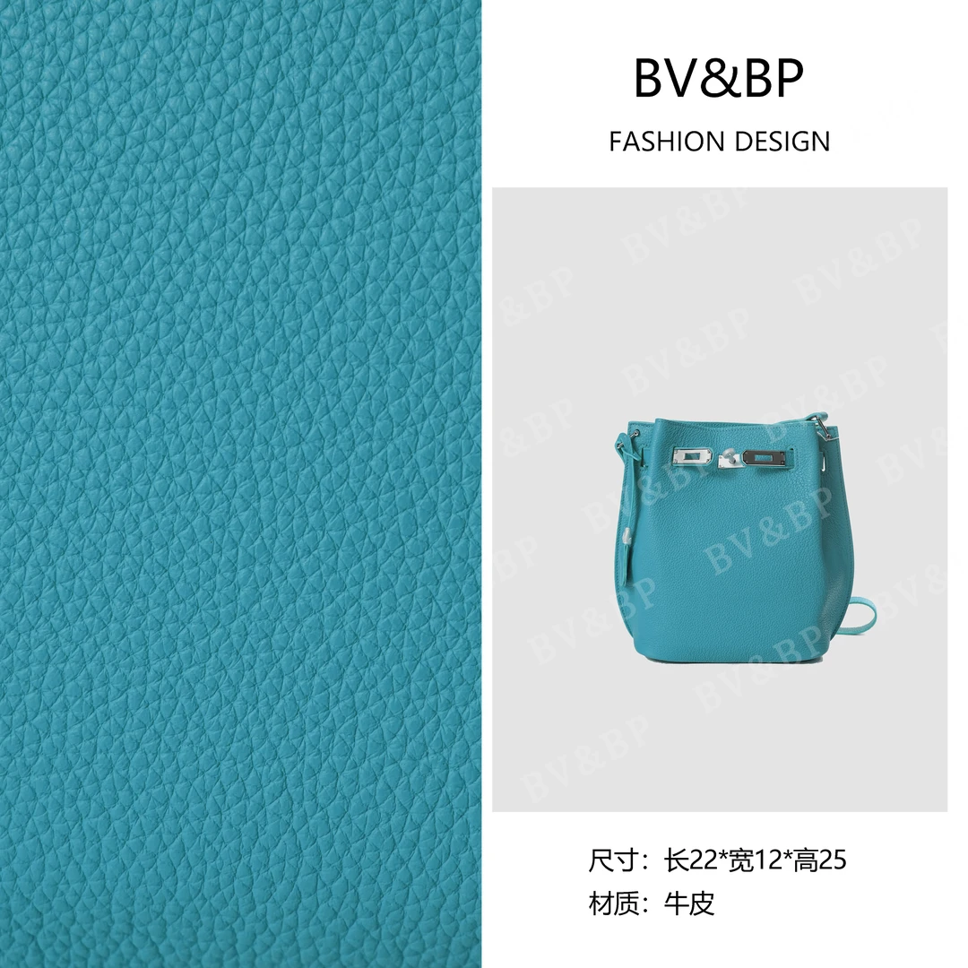 BV&BP· 原创设计 真皮高定手提单肩包手提包BNT-225湖水蓝