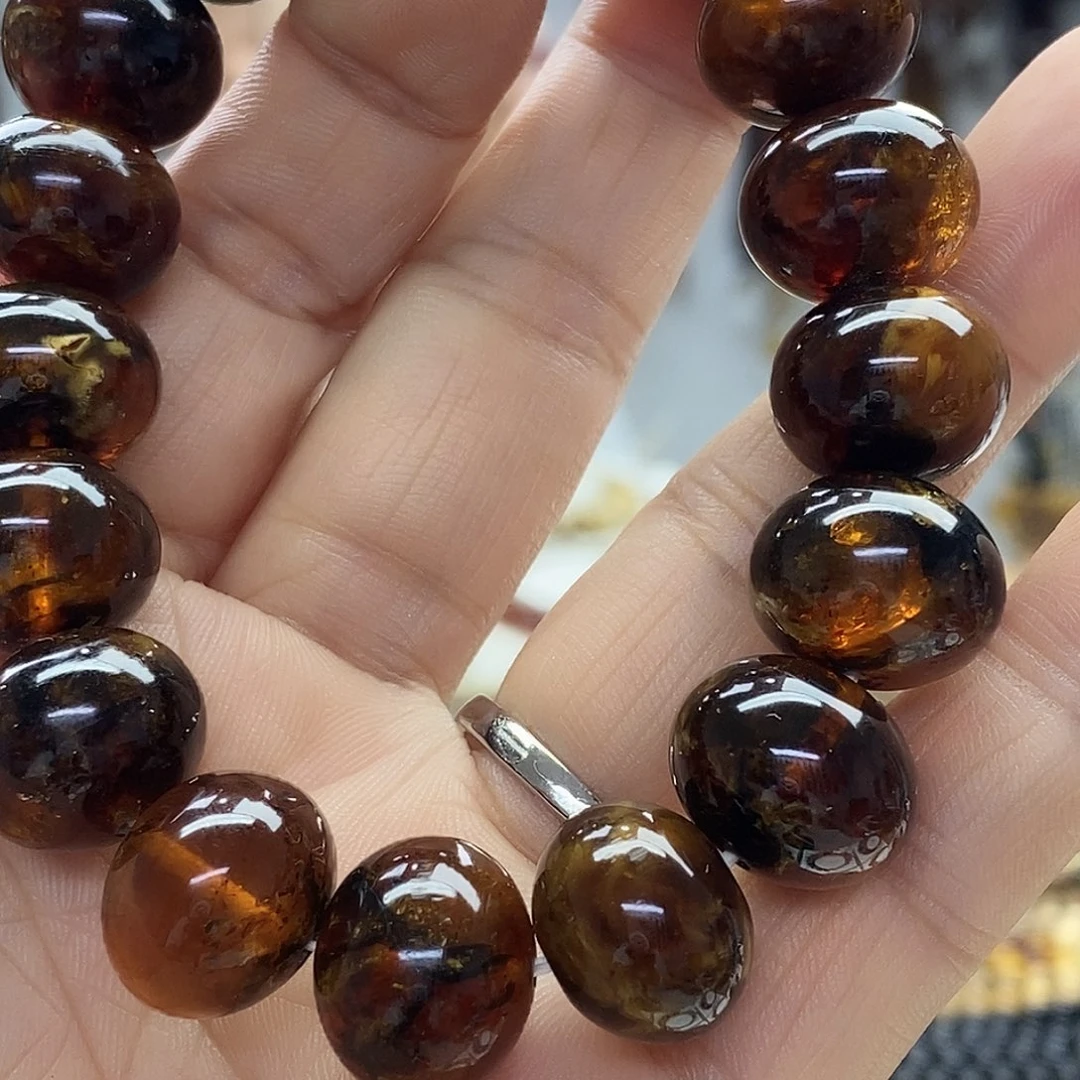 ༺***༻琥珀未镶嵌裸石琥珀15