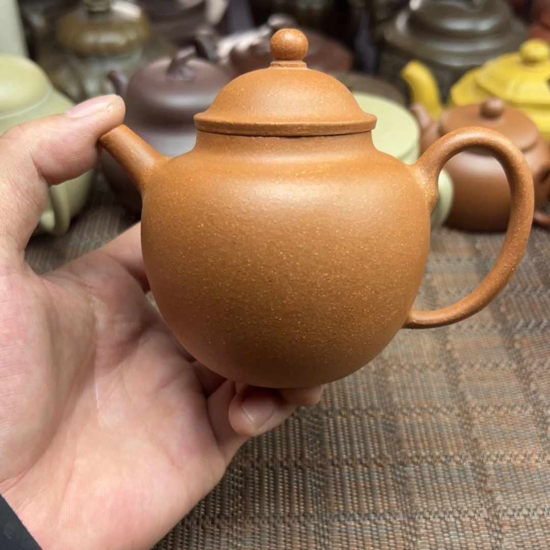 茶壶紫砂宜兴原矿紫砂壶200毫升容量