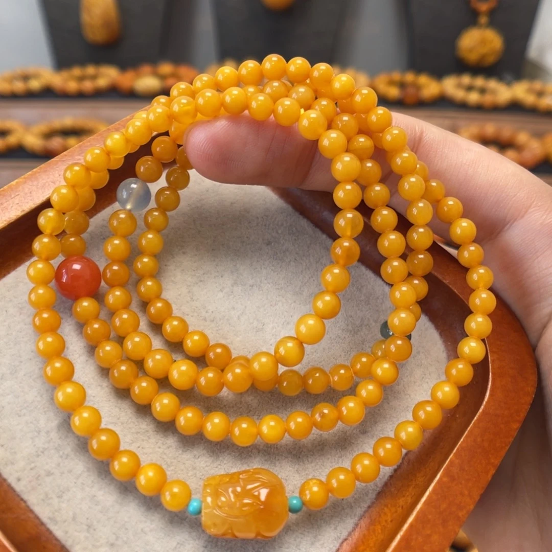 蜜蜡未镶嵌手链蜜蜡