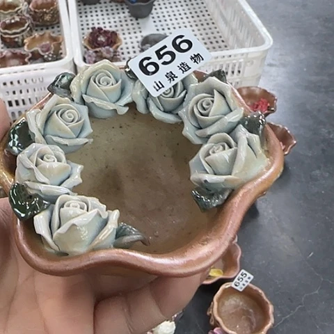 瓷片柴烧柴烧柴烧656微瑕