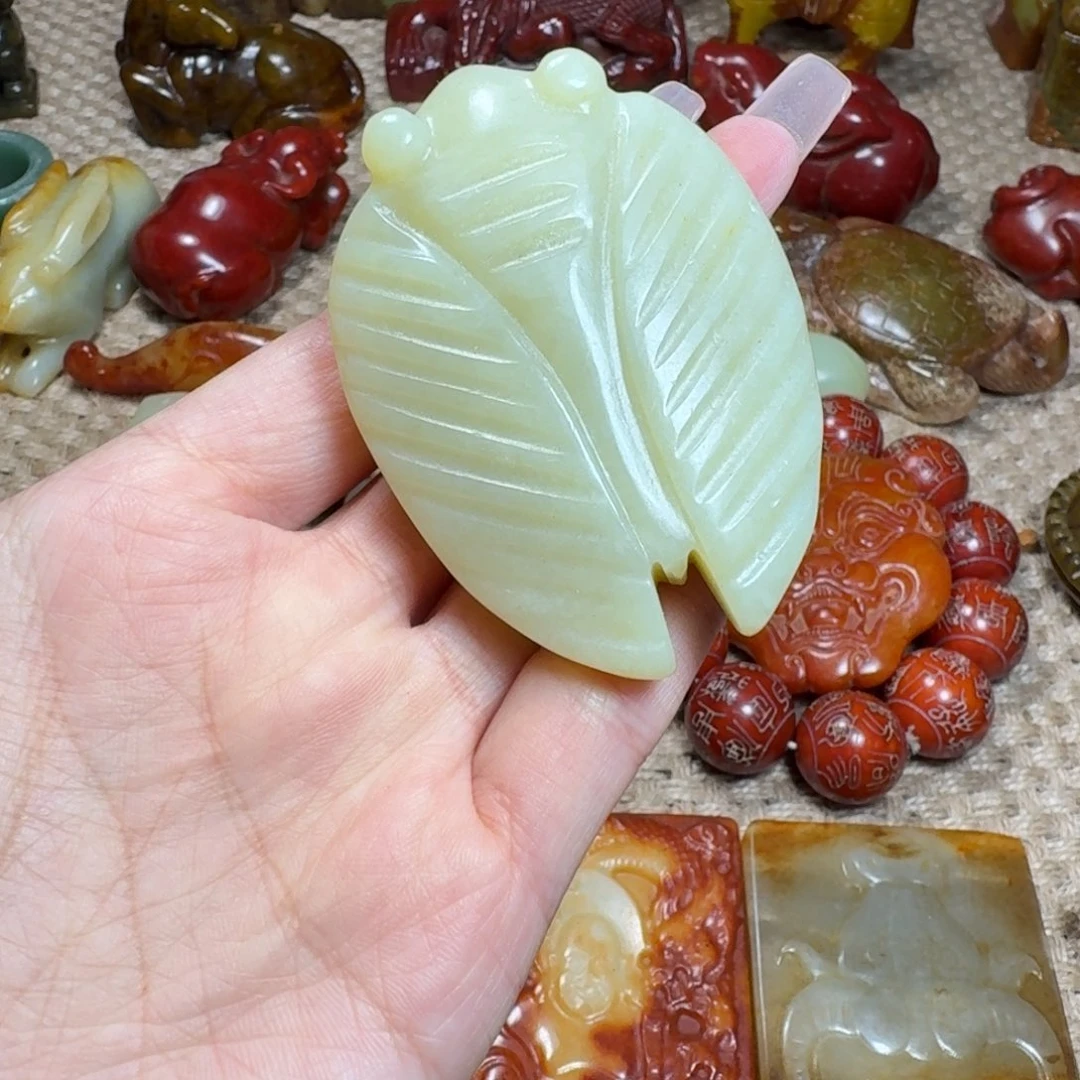 吊坠白玉菩提挂件