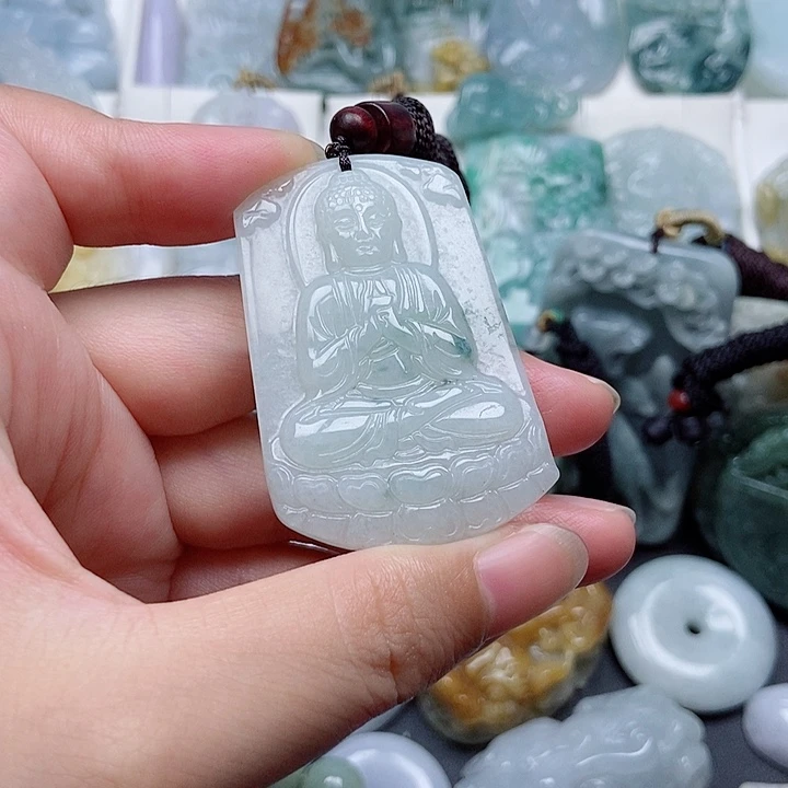 翡翠未镶嵌吊坠(不含链)翡翠