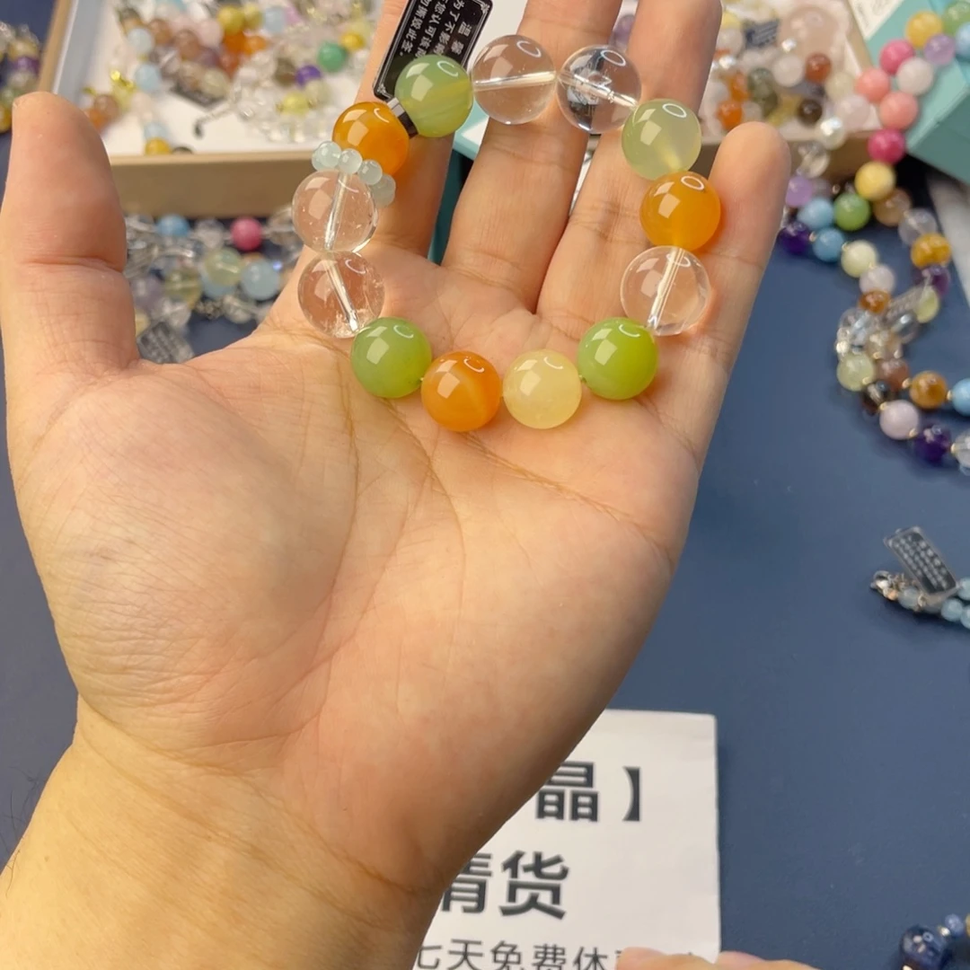 手链银S925镶嵌水晶
