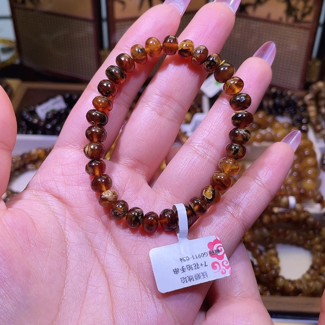 琥珀未镶嵌手链抚顺琥珀7
