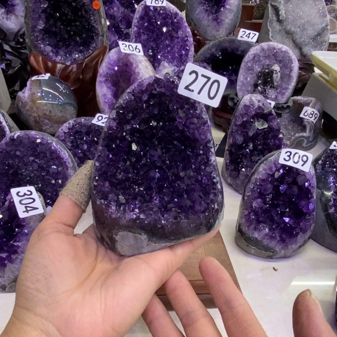 大型摆件（非配饰）未镶嵌紫晶