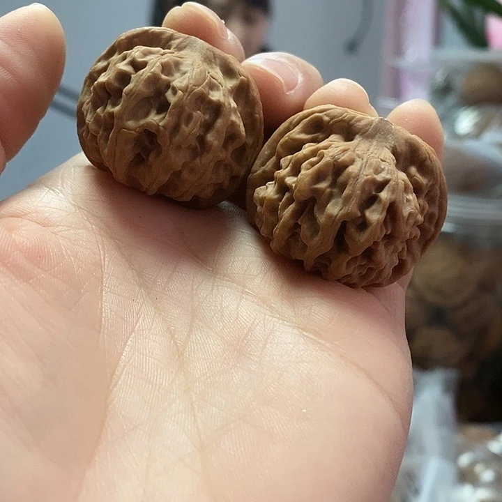 文玩核桃把件34.5天地