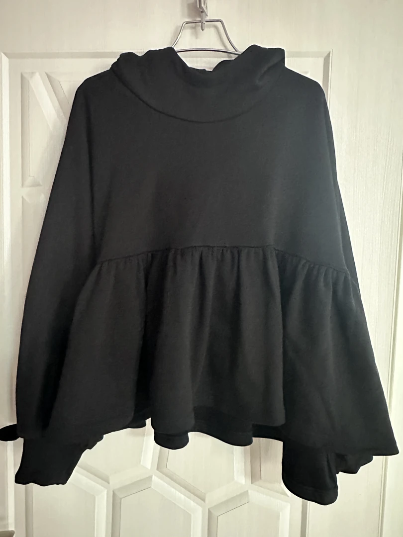 个性设计师款戴帽娃娃款休闲宽松小衫