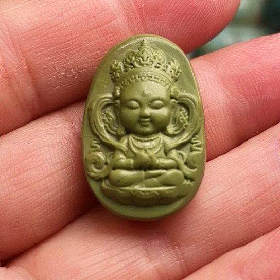 绿松石未镶嵌吊坠(不含链)