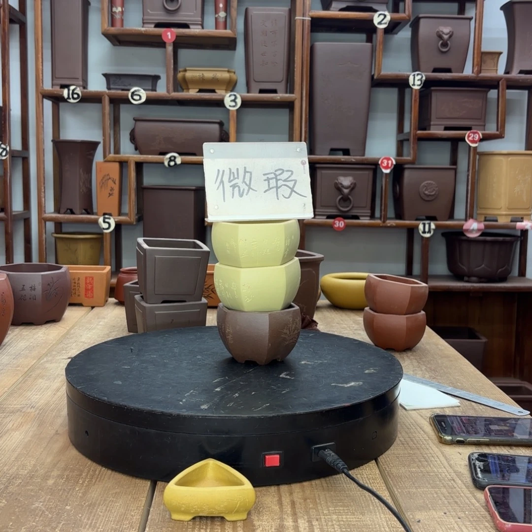 醉***茶花盆紫砂福利微瑕