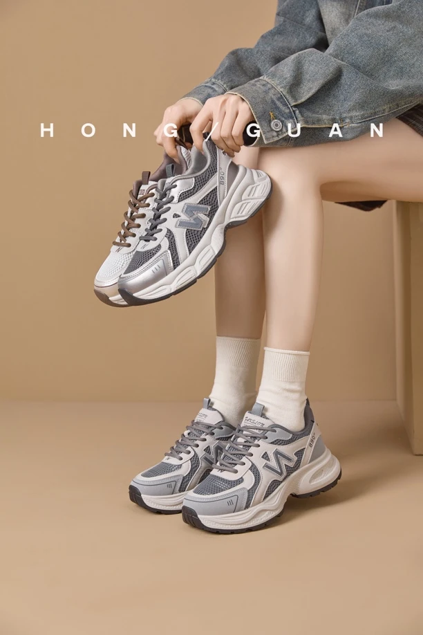 捡漏~老爹鞋休闲鞋女鞋透气网面秋季轻便潮流百搭