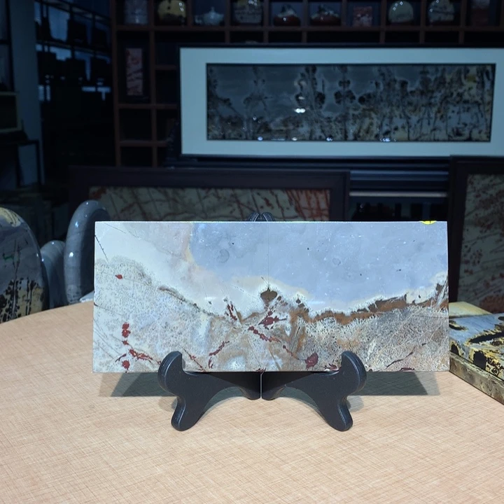 广西国画石摆件，观赏收藏