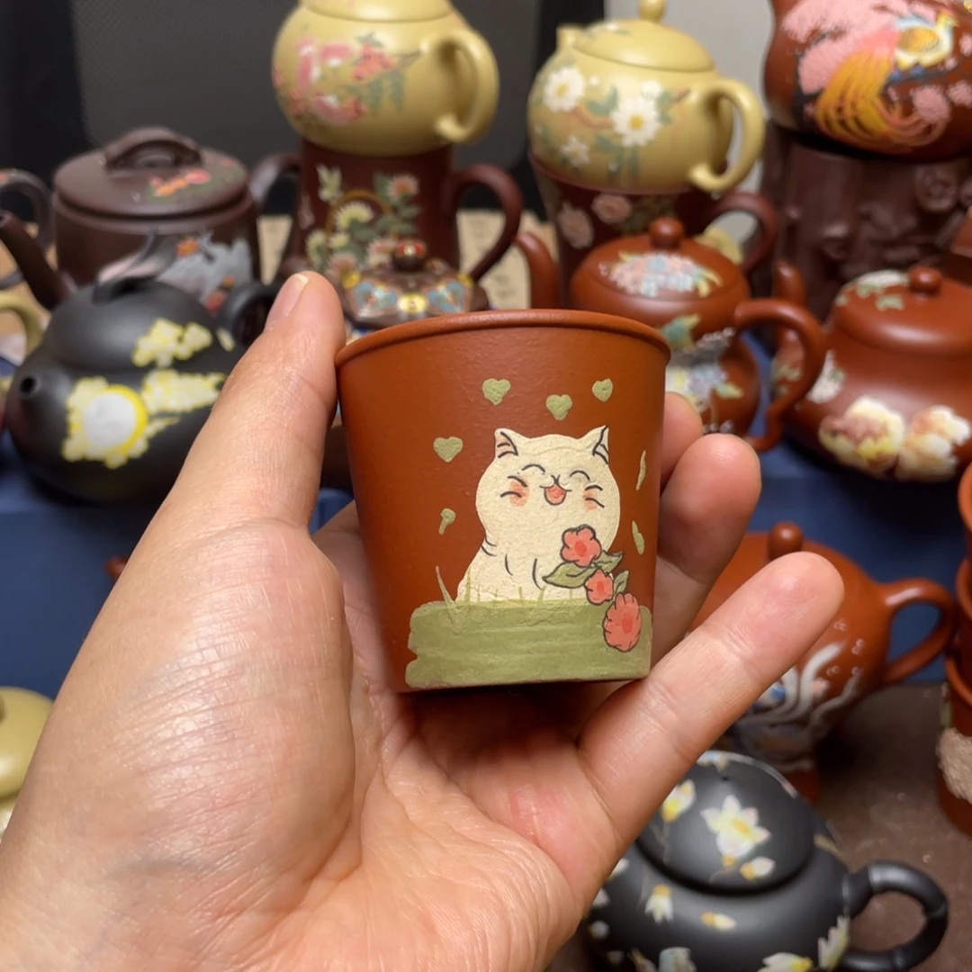 茶杯紫砂紫砂主人杯80cc