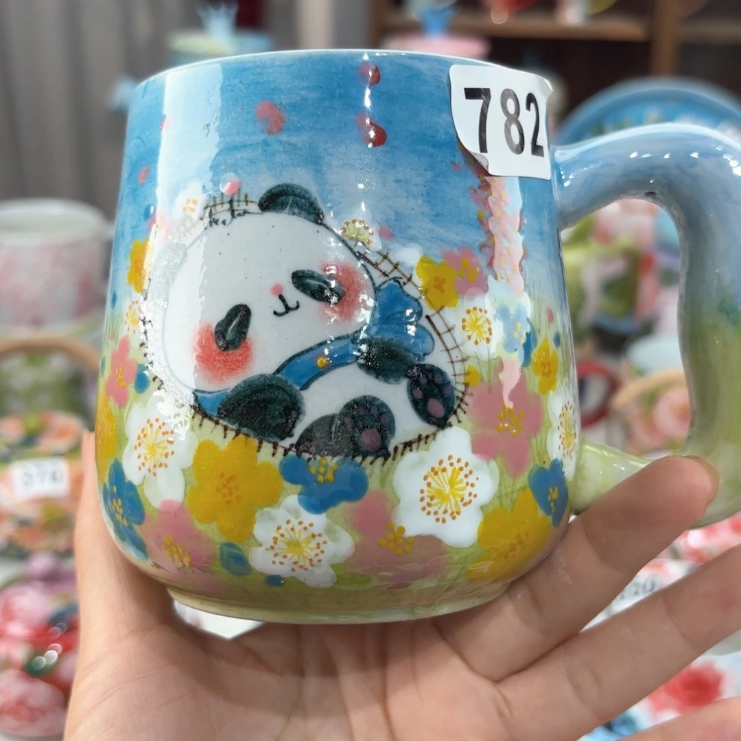 景德镇手绘高温釉下彩陶瓷茶具
