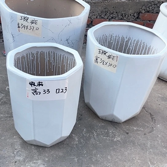 红陶陶瓷花盆默认瑕疵