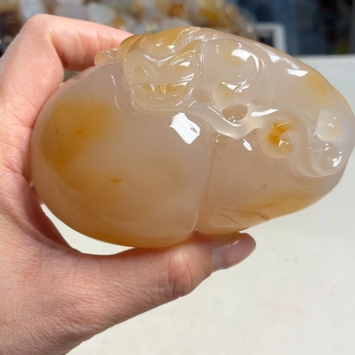 玛瑙/玉髓未镶嵌吊坠(不含链)
