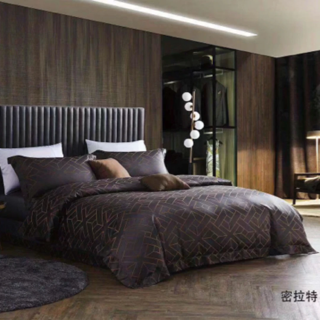 【新品推荐特惠中】高支提花奢侈北欧四件套南爵夫人®家纺实体同款