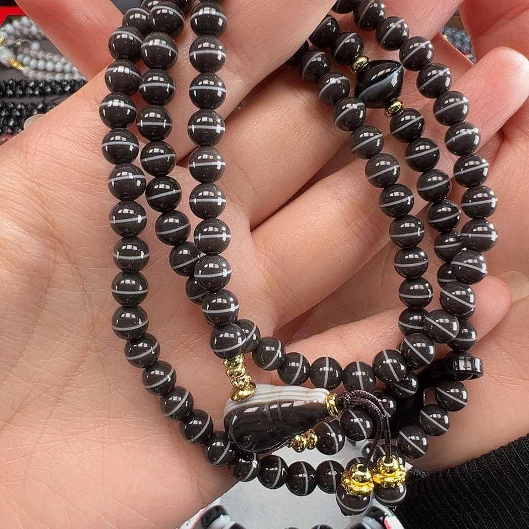 玛瑙/玉髓合金手链