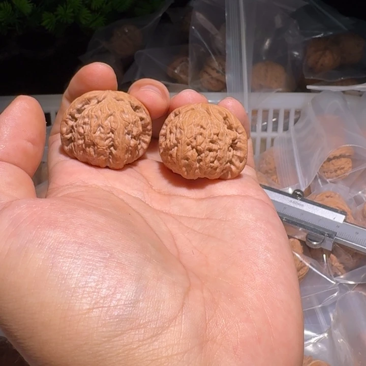 诗****文玩核桃吊坠白狮子