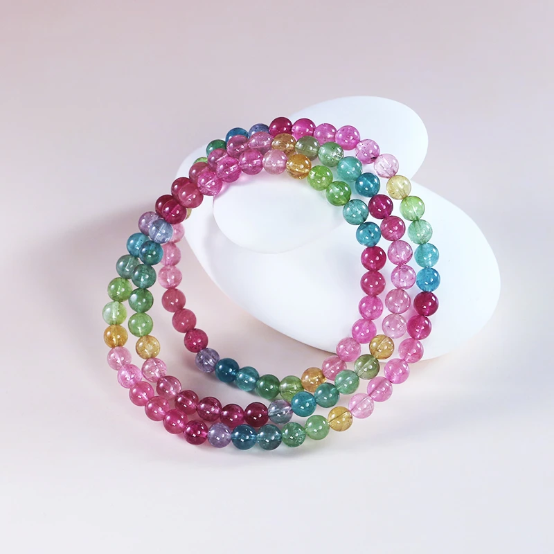 人鱼冰淇淋碧玺多圈手链-多样性发其一