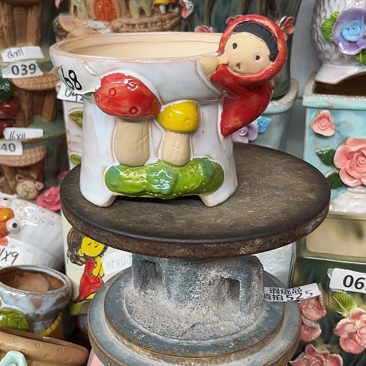 花盆紫砂粗陶材质多肉花盆