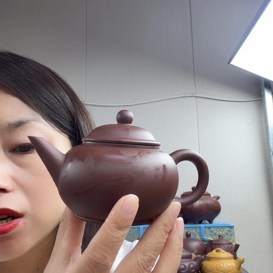水平壶210cc紫泥的