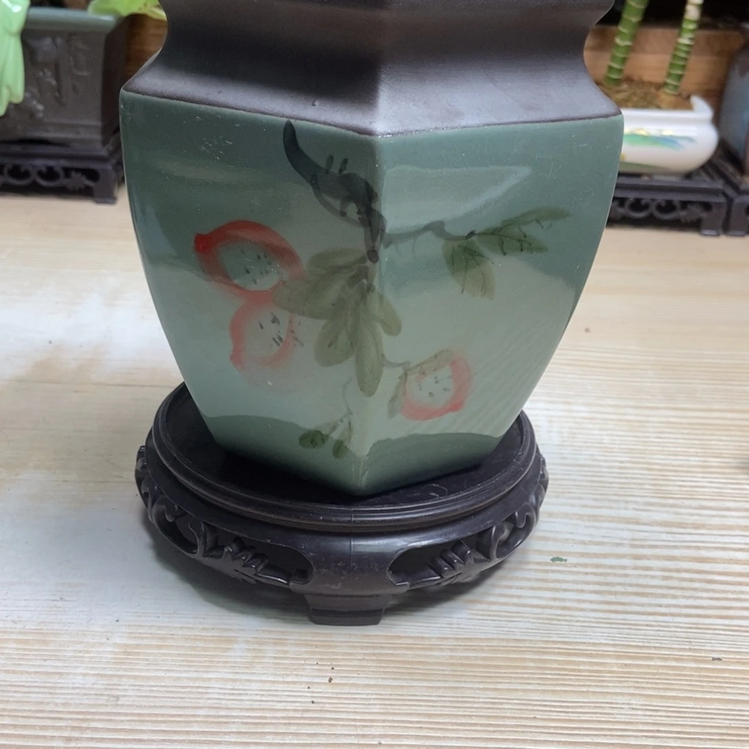 瓷片陶瓷花盆陶瓷艺术