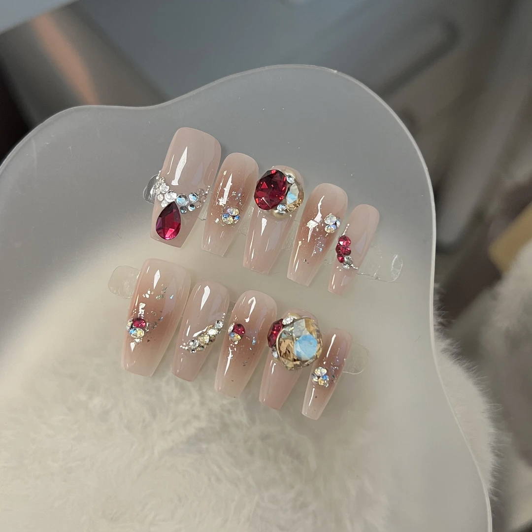 本宫指义【F21/施华】穿戴甲纯手工 爆款施华钻