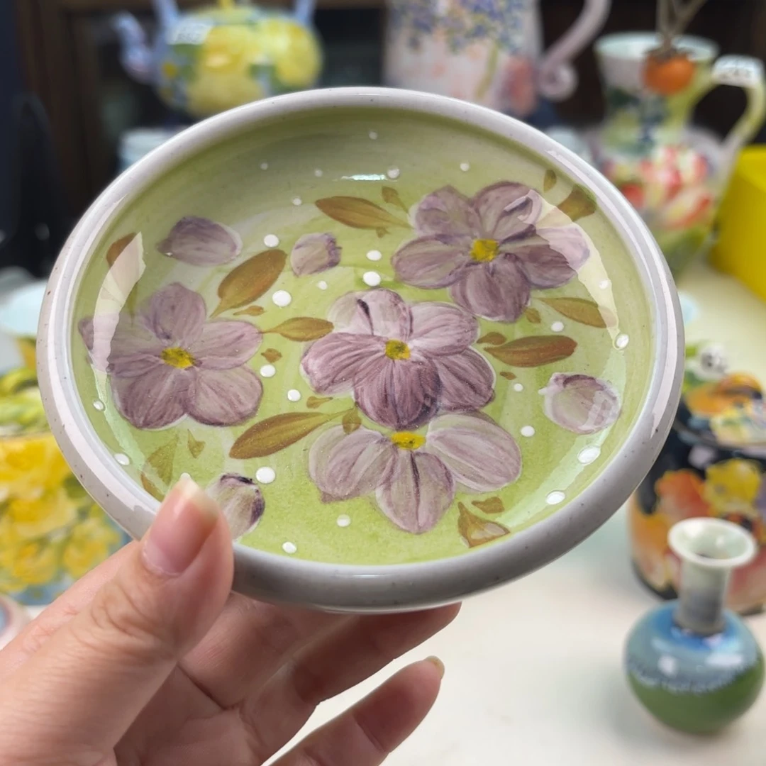 景德镇手绘高温釉下彩陶瓷茶具