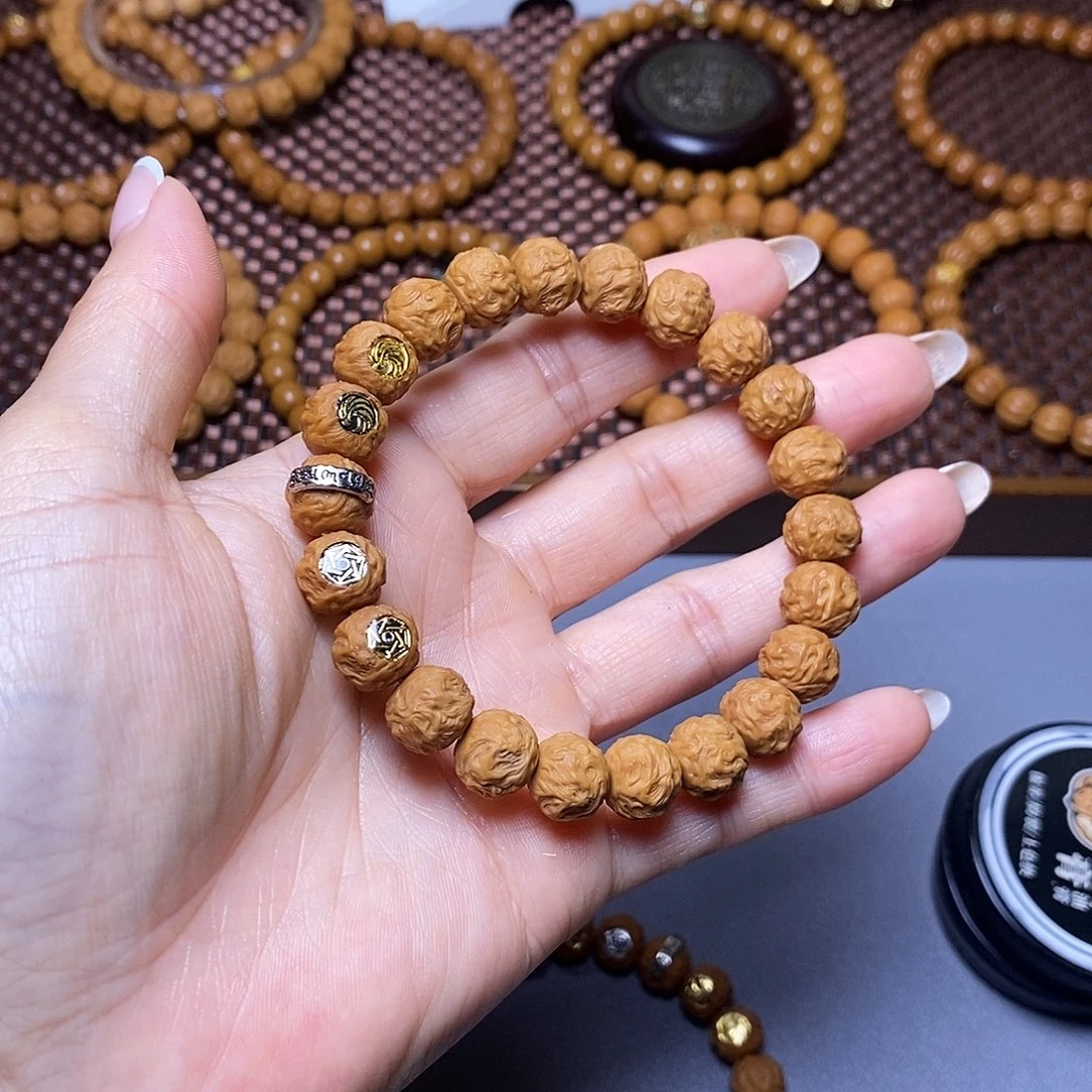 猴头核桃手串五标游龙全品