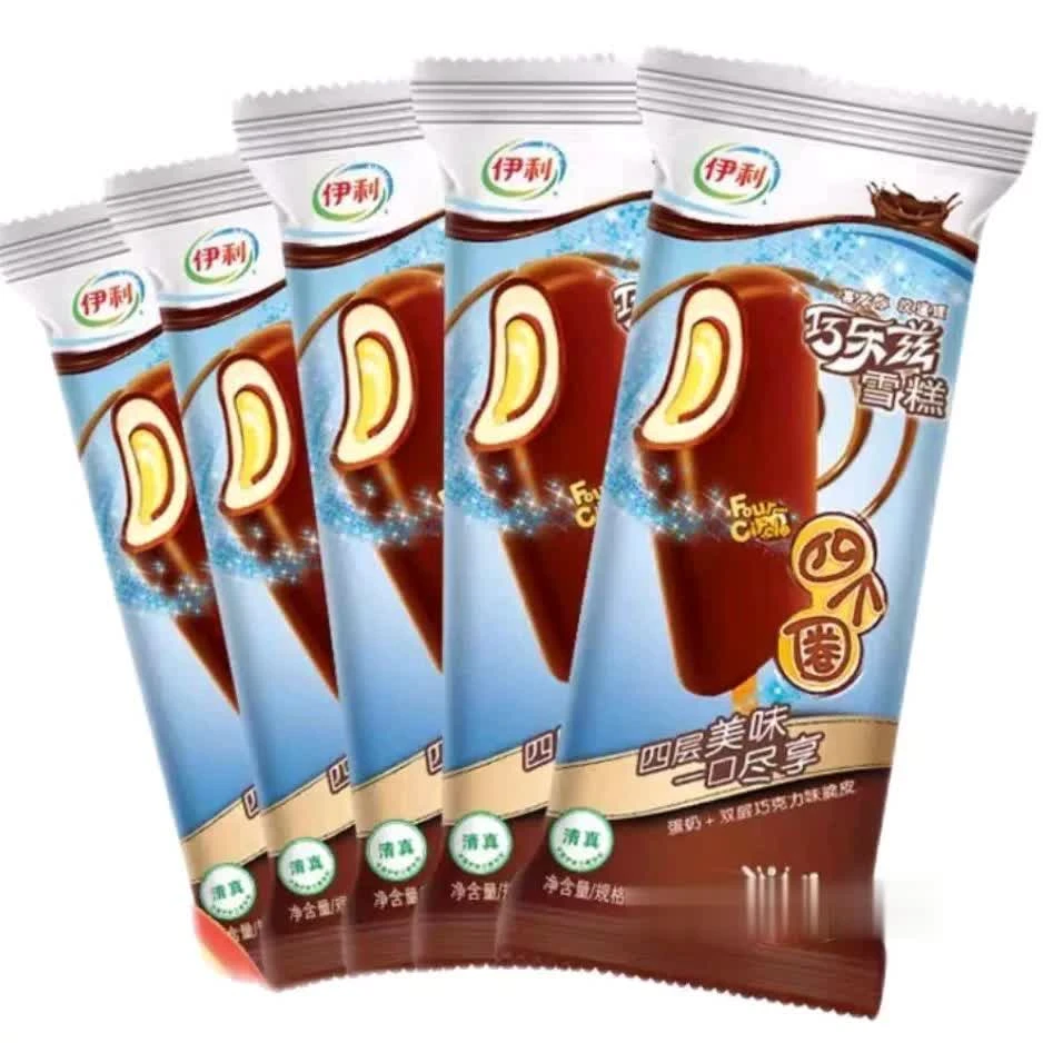 【临期特惠4支】伊利四个圈雪糕70g【2025年8月26日到期介意勿拍】