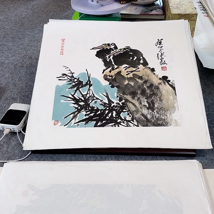 国画张圣敏先生纯手绘作品