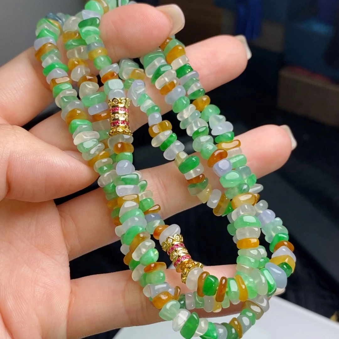 项链未镶嵌翡翠多宝手串项链两用款